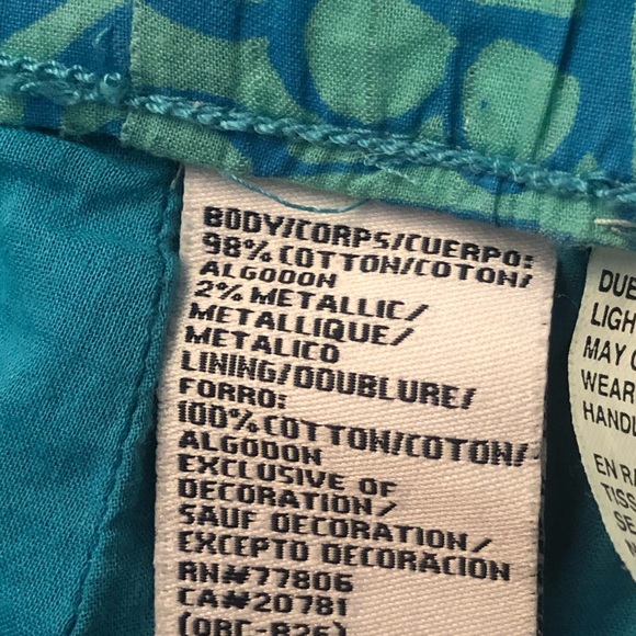 “HOST PICK” Tommy Hilfiger Teal Metallic A-Line Skirt - Picture 6 of 6